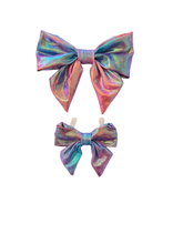 Load image into Gallery viewer, Pink &amp; Blue Gummies Lady Bow
