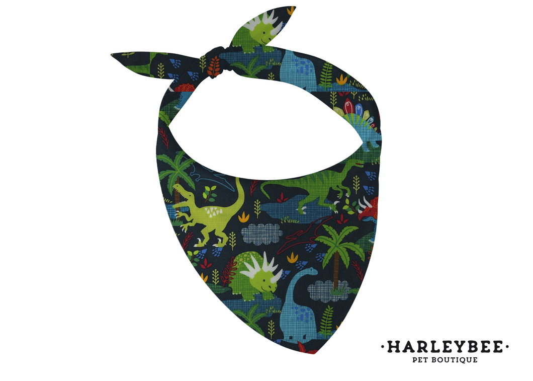 Cartoon Dinosaur Craze Bandana