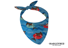 Load image into Gallery viewer, Cartoon Friendly Shark Bandana
