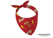 Load image into Gallery viewer, Cartoon That&#39;s A Hot Dog Bandana
