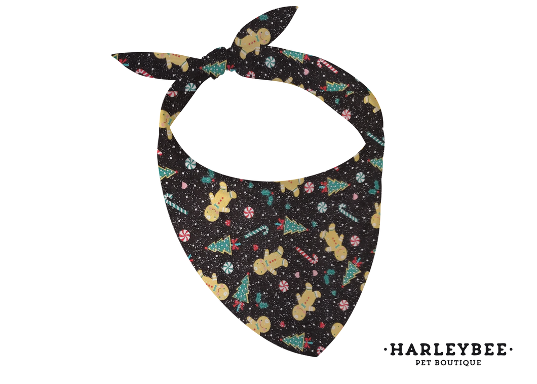 Christmas Gingerbread Delight Bandana