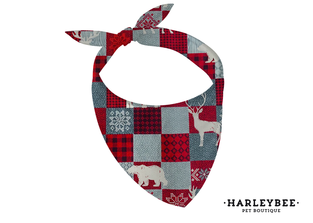 Christmas Reindeer Bandana