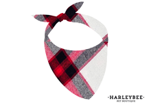 Load image into Gallery viewer, Flannel Chess Bandana

