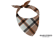 Load image into Gallery viewer, Flannel Copper Bandana
