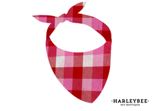Load image into Gallery viewer, Flannel Love Bandana
