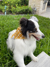 Load image into Gallery viewer, Flannel Mustard Bandana
