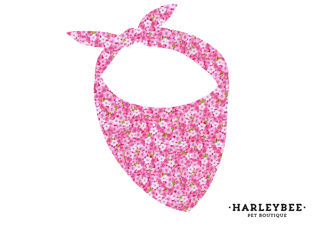 Floral Taffy Bandana