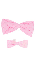 Load image into Gallery viewer, Lace Blush Bowtie
