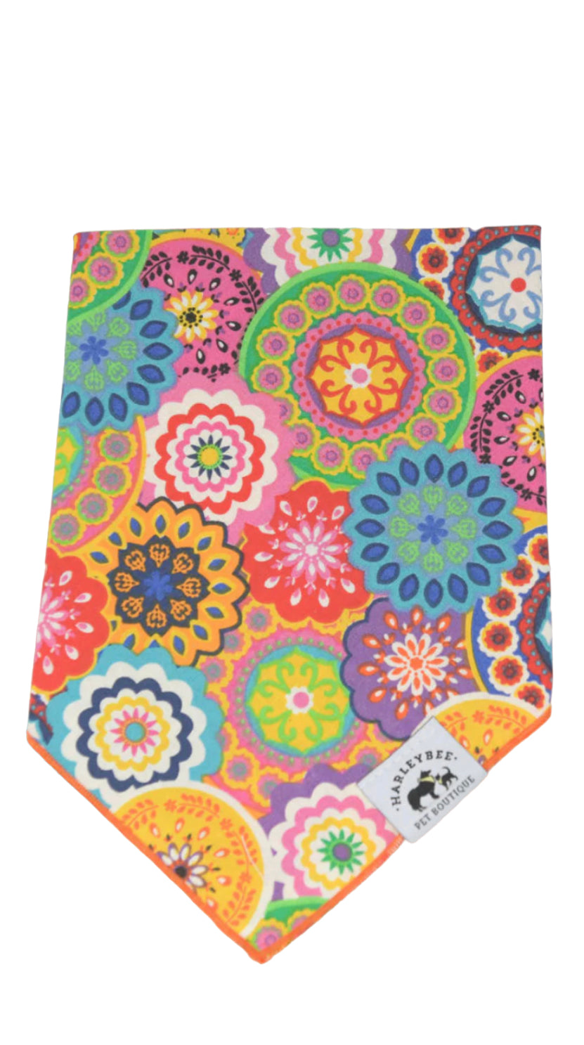 Floral 70's Bandana