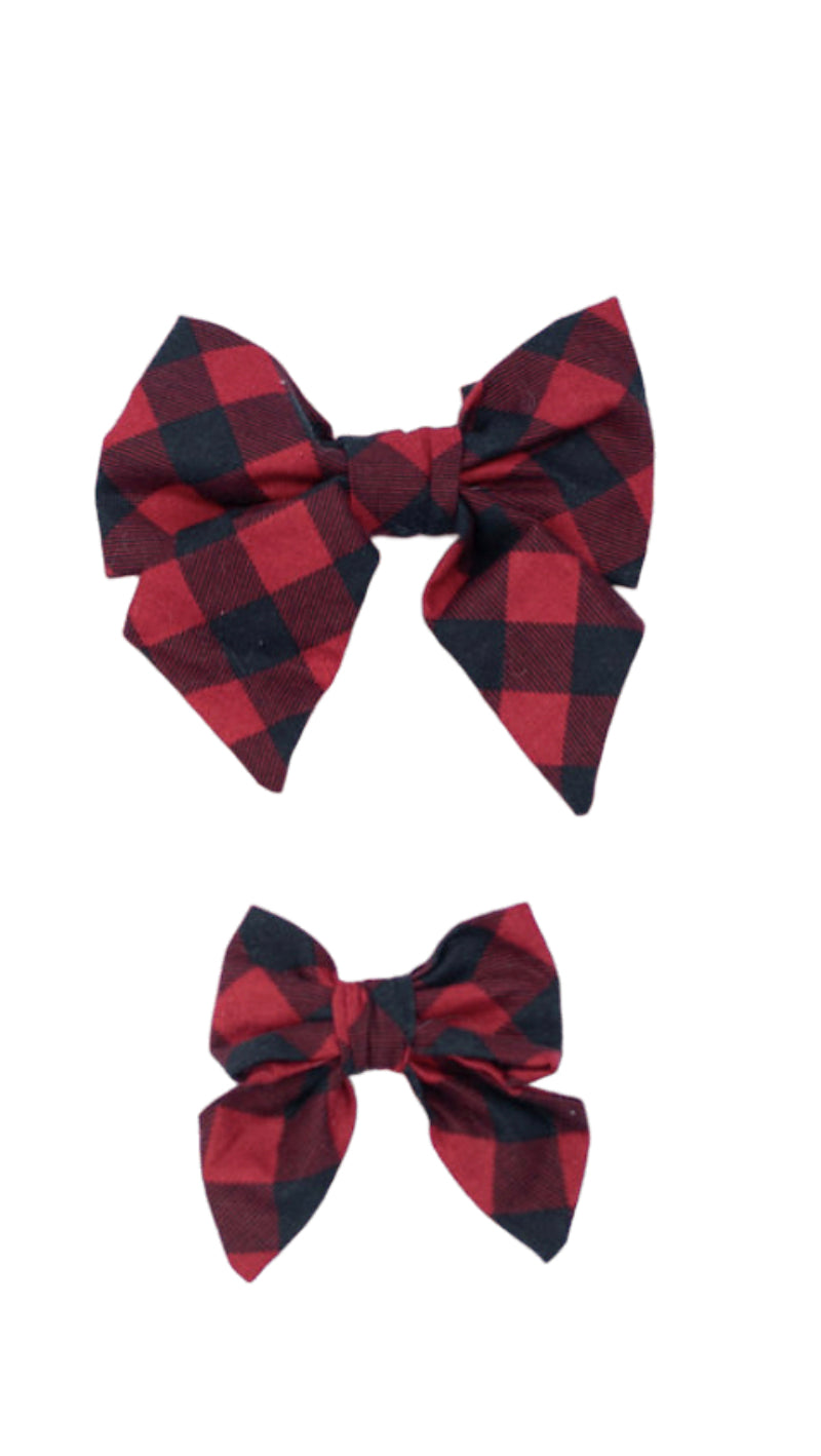 Flannel Checkers Ladybow