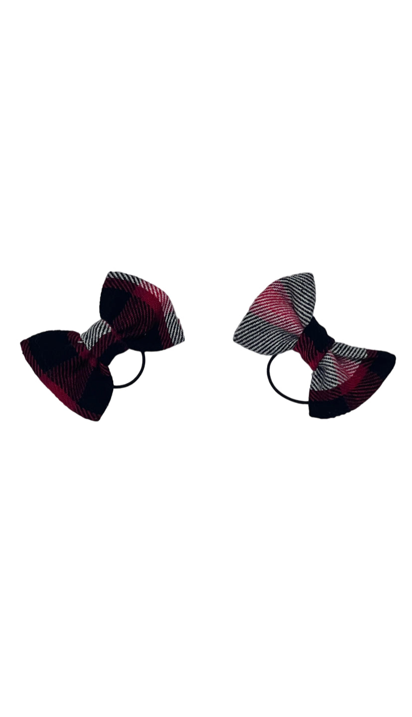 Flannel Chess Hairbow