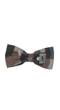 Load image into Gallery viewer, Flannel Burberry Black Bowtie
