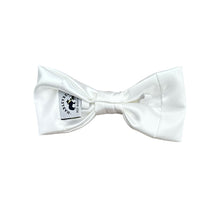 Load image into Gallery viewer, Tuxedo White Bowtie
