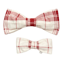 Load image into Gallery viewer, Flannel Candy Cane Bowtie
