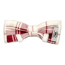 Load image into Gallery viewer, Flannel Candy Cane Bowtie
