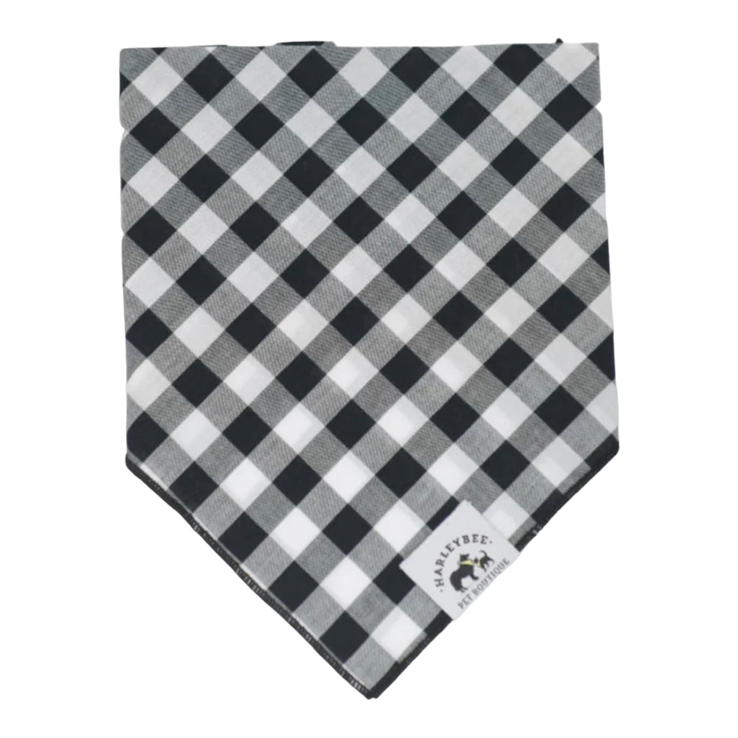 Flannel Ebony & Ivory Bandana