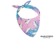 Load image into Gallery viewer, Pride Skinny Unicorn Bandana
