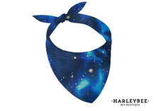 Load image into Gallery viewer, Star Blue Night Sky Bandana
