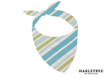 Load image into Gallery viewer, Stripped Sapphire Bandana
