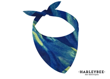 Load image into Gallery viewer, Swirl Sapphire Bandana
