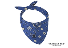 Load image into Gallery viewer, Paisley Blue Bandana
