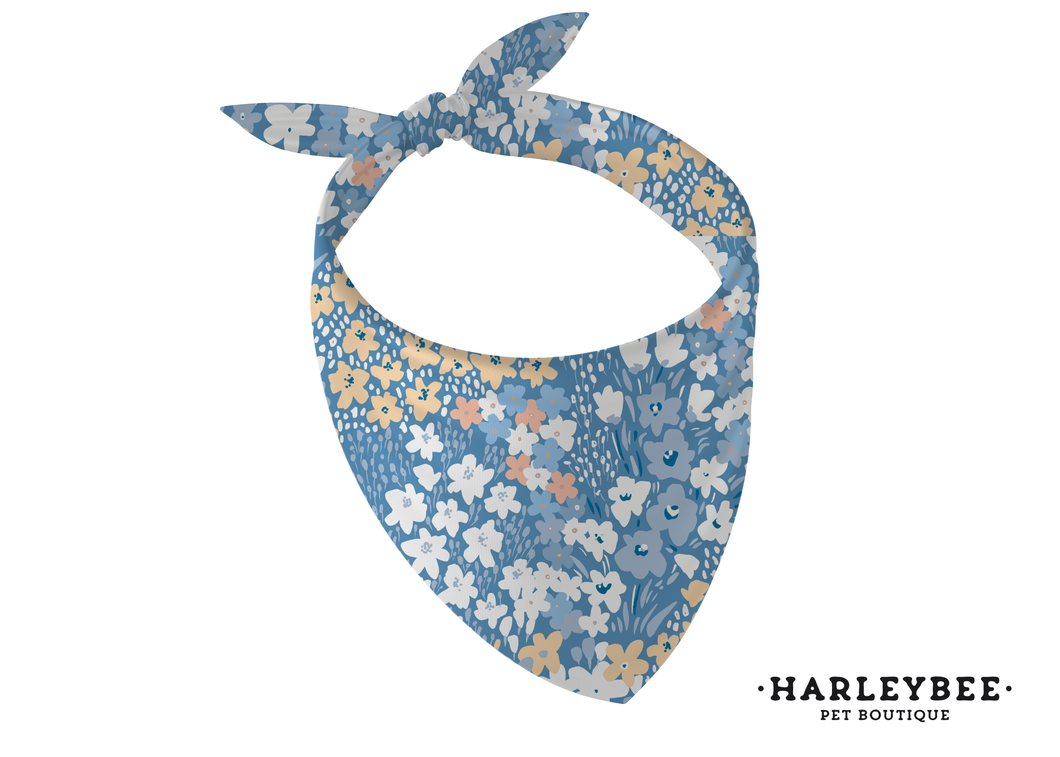 Floral Bluebell Sun Bandana