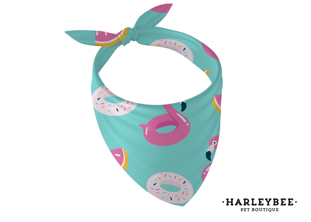 Flamingo Splash Bandana