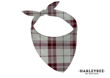 Load image into Gallery viewer, Flannel Candy Cane Bandana
