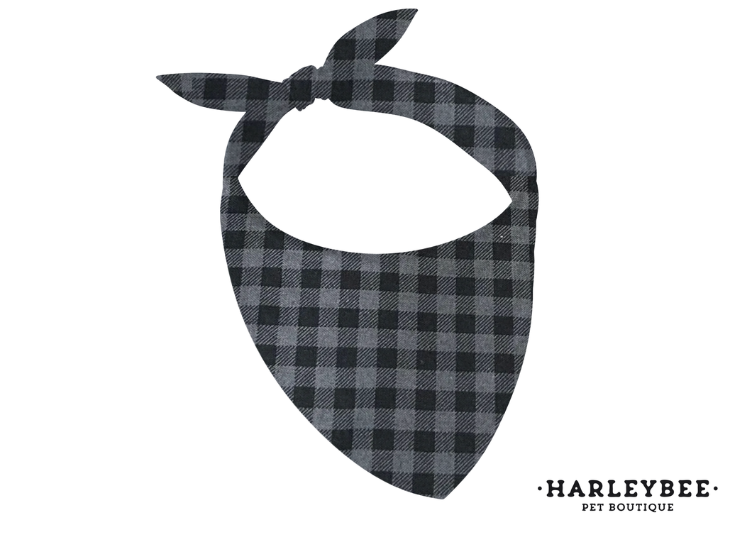 Gingham Pepper Bandana