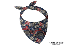 Load image into Gallery viewer, Service Tag  Blue Bandana
