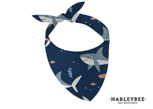 Load image into Gallery viewer, Shark Bite Bandana
