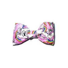 Load image into Gallery viewer, Pride Rainbow Unicorn Bow Tie
