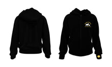Load image into Gallery viewer, Zipper Fleece Hoodie with Dog and Cat Logo
