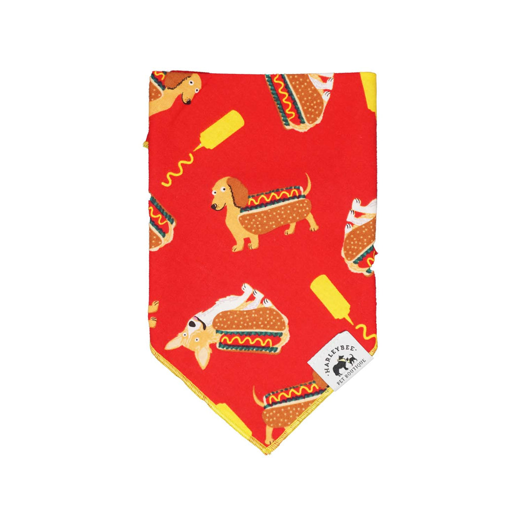 Cartoon That's A Hot Dog Bandana
